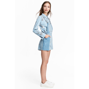 Напівкомбінезон джинсовий H&amp;M 4989906RP12 36 Блакитний (PS2030000034918) ТОП в Черкасах