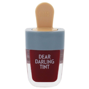 Увлажняющий гелевый тинт для губ Etude House Dear Darling Water Gel Tint Ice Cream PK004 Red Bean Red 4.5 г (8809667985260) ТОП в Черкассах