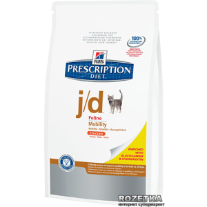 Сухий корм для кішок Hills Prescription Diet Feline j/d зі смаком курки 2 кг (6135,08) (052742613505) в Черкасах