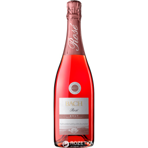 хорошая модель Вино игристое Bach Rose Brut розовое сухое 0.75 л 12% (8410013000188)