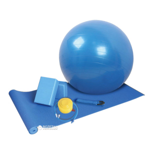 Набор для йоги LiveUp Training Set Blue (LS3243) лучшая модель в Черкассах