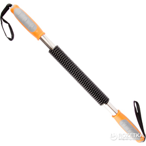 Еспандер LiveUp Power Twister пружинний Black-Orange (LS3161B) ТОП в Черкасах