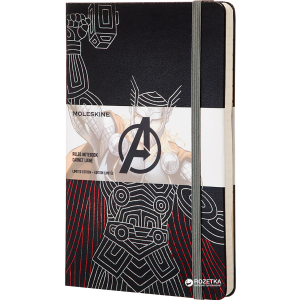 Нотатник Moleskine Avengers 13 х 21 см 240 сторінок у лінійку Thor (8055002852746) краща модель в Черкасах