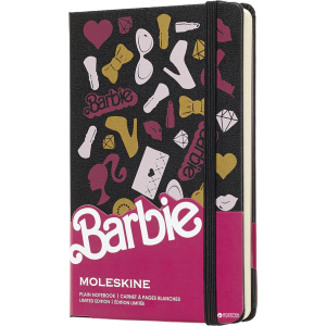 Нотатник Moleskine Barbie 9 х 14 см 192 сторінки без лінівки (8058341716762) надійний