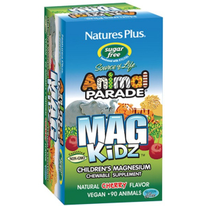 Минералы Natures Plus Animal Parade Mag Kidz магний Вишня 90 жевательных таблеток (97467299429) лучшая модель в Черкассах