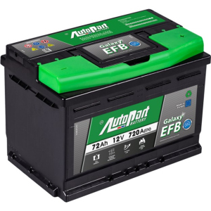 Автомобільний акумулятор Autopart 72 Ah/12V Galaxy EFB_Start-Stop (0) (ARL072-EFB) в Черкасах