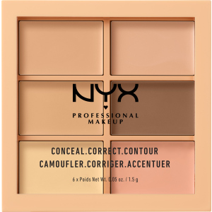 Палетка кремових консилерів NYX Professional Makeup 3C Palette - Conceal, Correct, Contour 01 Light 9 г (800897831479) краща модель в Черкасах