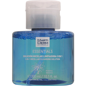 Міцелярний розчин MartiDerm Essentials Micellar Solution Cleanser 3in1 Очищаючий 300 мл (8437000435860) ТОП в Черкасах