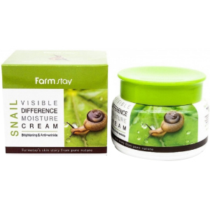 Увлажняющий крем для лица Farmstay Visible Difference Moisture Cream Snail с улиточной слизью 100 г (8809636281065) рейтинг