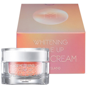 Крем, що освітлює, з перловою пудрою May Island Whitening Tone Up Pearl Cream 50 г (8809515400150) краща модель в Черкасах