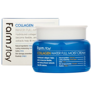 Крем для лица FarmStay Collagen Water Full Moist Cream Увлажняющий с коллагеном 100 г (8802221001338) лучшая модель в Черкассах