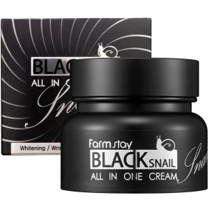 Крем для обличчя FarmStay Black Snail All in One Cream Відновлюючий з екстрактом чорного равлика 100 мл (8809469775106) ТОП в Черкасах