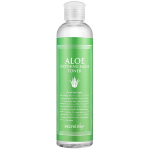 Тонер для обличчя Secret Key Aloe Soothing Moist Toner з 98% екстрактом алое віра 248 мл (8809305993190)