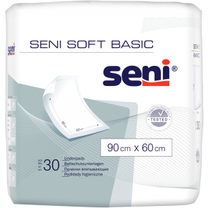 хороша модель Одноразові пелюшки Seni Soft Basic 60х90 см 30 шт (5900516692315)