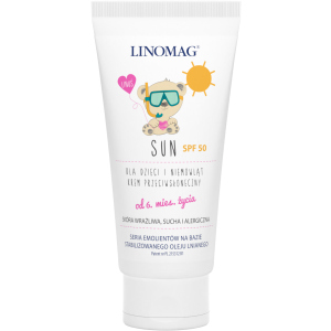 Сонцезахисний крем Linomag Ziololek SUN SPF 50 50 мл (5900558001427) ТОП в Черкасах