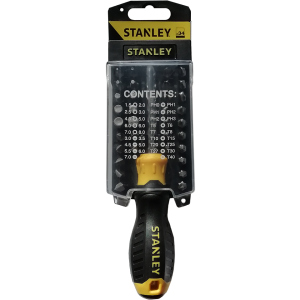 Викрутка Stanley Multibit із змінними вставками 33+1 предмета (STHT0-70885) ТОП в Черкасах