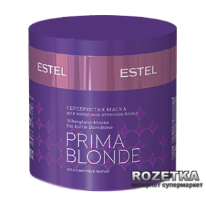 Срібляста маска Estel Professional Prima Blonde для холодних відтінків блонд 300 мл PB.7 (4606453034249) краща модель в Черкасах