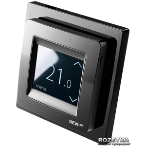 Терморегулятор DEVI DEVIreg Touch Black (140F1069) краща модель в Черкасах