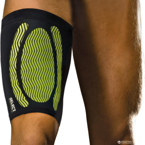 Бандаж стегна Select Compression Thigh Support 6350 XL Чорно-зелений (5703543120468) краща модель в Черкасах