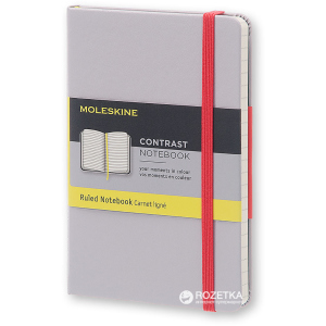 Нотатник Moleskine Contrast 9 х 14 см 192 сторінок у лінійку Айстра (8055002851398) ТОП в Черкасах