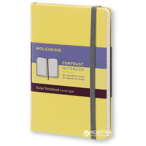 Нотатник Moleskine Contrast 9 х 14 см 192 сторінок у лінійку Цитрус (8055002851404) краща модель в Черкасах