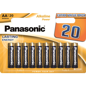 Батарейки Panasonic Alkaline Power лужні AA блістер, 20 шт (LR6REB/20BW) ТОП в Черкасах