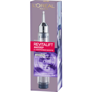 Сыворотка для лица с гиалуроновой кислотой L'Oreal Paris Revitalift Filler Восстановитель объема 16.5 мл (3600522892564) рейтинг