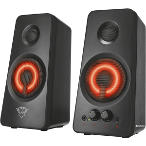 Акустическая система Trust GXT 608 Illuminated 2.0 Speaker Set Black (TR21202) надежный