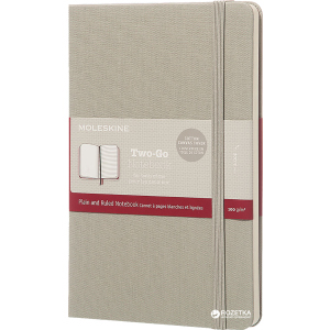 Нотатник Moleskine Two-Go 11.5 x 17.5 см 144 сторінки Сірий (8055002851688) ТОП в Черкасах