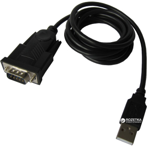 Адаптер Dynamode USB 2.0 A Male - RS-232 (COM) 1.5 м (FTDI-DB9M-02) надежный