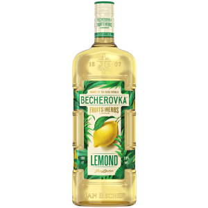 Лікерна настоянка на травах Becherovka Lemond 1 л 20% (8594405105528)