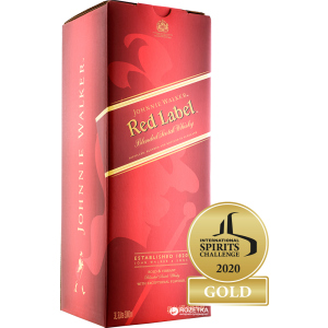 Виски Johnnie Walker Red Label выдержка 4 года 3 л 40% в подарочной упаковке (5000267129785) ТОП в Черкассах