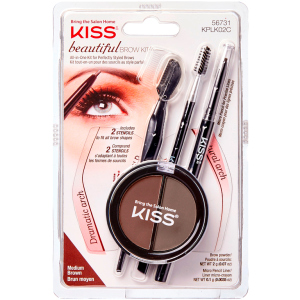 Набір для моделювання брів Kiss Beautiful Brow Kit (731509567311) краща модель в Черкасах