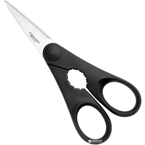 Ножницы кухонные Fiskars Essential с открывалкой 20 см Black (1023820) ТОП в Черкассах