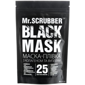 Чорна маска для обличчя Mr.Scrubber Black Mask для всіх типів шкіри 40 г (4820200230160) краща модель в Черкасах