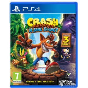 Ігра Crash Bandicoot N'sane Trilogy для PS4 (Blu-ray диск, English version) в Черкасах