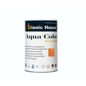 Краска для дерева Bionic-House Aqua Color UV-protect 0,8л Миндаль А112 рейтинг