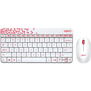 Комплект бездротової Logitech MK240 Nano White RUS (920-008212) в Черкасах