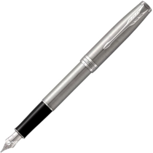 Ручка перьевая Parker Sonnet 17 Stainless Steel CT FP F Синяя Серый корпус (84 211) ТОП в Черкассах