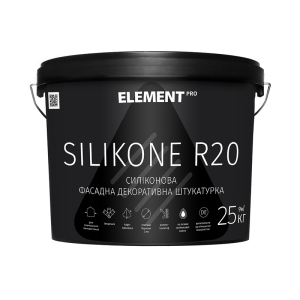 Фасадная декоративная штукатурка SILIKONE R20 ELEMENT PRO 25 кг