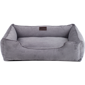 Лежак для собак Harley and Cho Dreamer 90х60 см с бортами Grey Velvet (3100096)