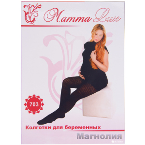 Колготки для беременных Mamma Lux 703 320 Den 4 р Черные (ROZ6205018729) ТОП в Черкассах