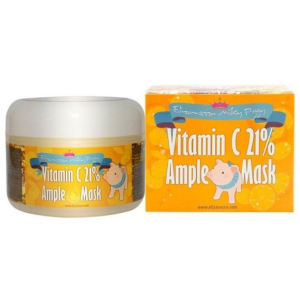 Маска для лица с витаминами разогревающая Elizavecca Milky Piggy Vitamin C 21% Ample Mask 100 мл (8809339904117) ТОП в Черкассах