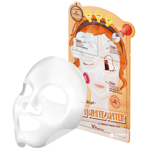 Трехступенчатая осветляющая и увлажняющая маска Elizavecca Aqua White Water Illuminate Mask Pack 10 шт по 25 мл (8809317962641) лучшая модель в Черкассах