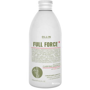 Очищающий шампунь для волос и кожи головы Ollin Professional Ollin Full Force с экстрактом бамбука 300 мл (4620753725614) ТОП в Черкассах