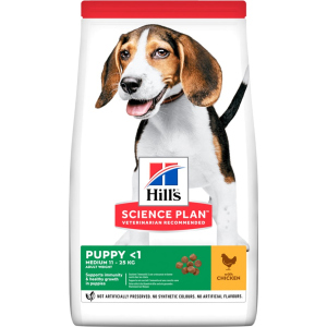 Сухий корм для цуценят середніх порід Hill's Science Plan Puppy Medium з куркою - 2.5 кг (604267) (52742024974) рейтинг