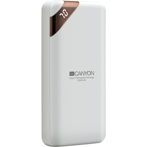 УМБ Canyon 20000 mAh White (CNE-CPBP20W) ТОП в Черкасах