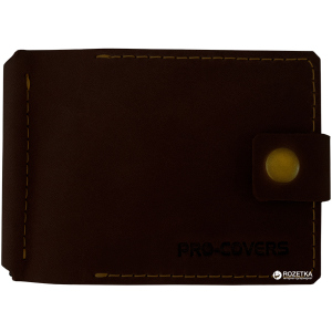 Затискач для грошей Pro-Covers PC03980035 Темно-коричневий (2503980035003) ТОП в Черкасах