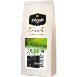 Кава у зернах Ambassador Fresh Colombia Supremo 1 кг (8719325127812) краща модель в Черкасах