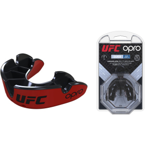Капа OPRO Junior Silver UFC Hologram Red/Black (002265001) в Черкасах